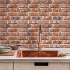 3D Peel and Stick Faux Brick Wall Panels 11.8" x 11.8" 10-Pack, Small - Image 9