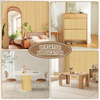 Natural Bamboo Wall Panel Covering Roll, Flexible Pole Wrap Wainscoting - Image 6