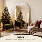 Antok 81" x41” Arched Full Length Floor Mirror, Free Standing/Wall Mount/Leaning - Image 4