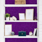CHIHUT 15.7''x236'' Dark Purple Glitter Contact Paper Peel and Stick - Image 5