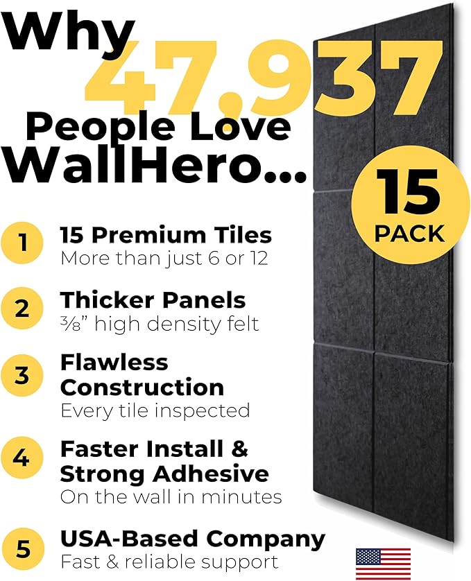 WALLHERO Large Bulletin Board, Tack Board, Cork Board Alternative - Image 6