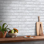 3D Faux Brick Wall Panels Peel and Stick, Small Brick-Look Textured Wall Sticker - Image 2
