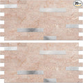 Peel and Stick Backsplash Tile Waterproof Removable PVC Wall Sticker 3D Faux by KOYNSLE