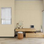 TANONE Khaki Contact Paper Peel and Stick 15.8 in X 118 in, Grasscloth Self - Image 7