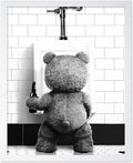 Poster Master Funny Teddy Bear Print by PosterMaster