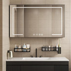 PUSDON 5-in-1 Wide Wall Mount Wrapped Mesh Kitchen Organizer & Shower Caddy Kit - Image 5