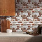 Commomy Faux Brick Peel and Stick Wall Panels - Image 2