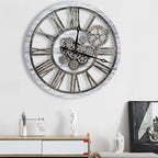 The B-Style Large Wall Clock 24 inch Moving Gear Wall Clock Oversized Vintage - Image 6