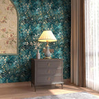 Floral Peel and Stick Wallpaper Green Flower Contact Paper 17.3inch x 393.7inch - Image 7