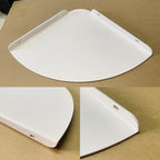 Small Floating Corner Shelves Metal Corner Wall Mounted Shelf Curved Corner - Image 5