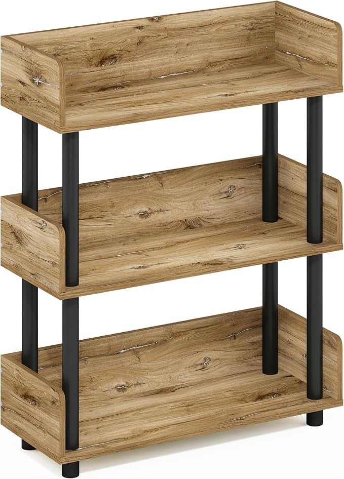 Furinno TURN-N-TUBE Display Shelf, 3-Tier Storage Shelves - Image 5
