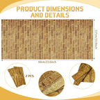 Chuangdi 2pcs 4.5 x 9 Feet Brick Wallpaper Peel and Stick Backdrop Tablecloth - Image 2