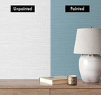 NextWall Faux Grasscloth Paintable Peel and Stick Wallpaper - Image 3