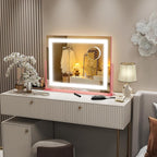 FENNIO Vanity Mirror with Lights 22''x18'' Makeup Mirror with Lights, Lighted - Image 6