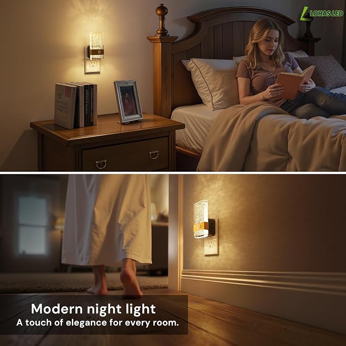 L LOHAS LED Motion Sensor Night Light, 2 Pack Night Lights Plug Into Wall - Image 5