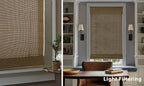 LazBlinds No Tools No Drill Cordless Bamboo Roman Shades, Custom Light - Image 5