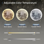 Dimmable Moon Wall Light 19.6 inch Wall Lights - Image 3
