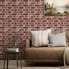 COMSTICKC 3D Faux Brick Wall Panels Peel and Stick, Small Size Thin PVC Fake - Image 2