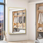 KOCUUY Large Gold Bathroom Mirror, 60x40 Inch Rectangular Mirror - Image 5