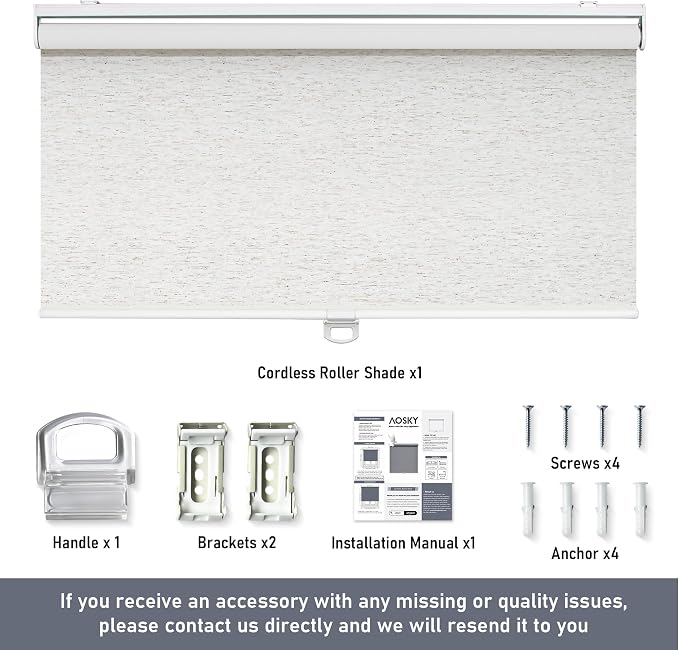Cordless Roller Shades Blackout Blinds - Image 8
