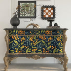 BOKEBEVE Blue Orange Green Wallpaper Peel and Stick Boho Leaves Floral Contact - Image 3