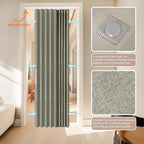 AJAZZ Blackout Accordion Door Curtain - Image 7