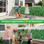 Artificial Grass Wall Panels for Indoor Outdoor, 16 Pack 20"x20", Boxwood Panels - Image 5