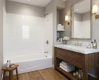 From Plain To Beautiful In Hours 133-WT-SUB-KIT Subway Tub and Shower Wall - Image 8