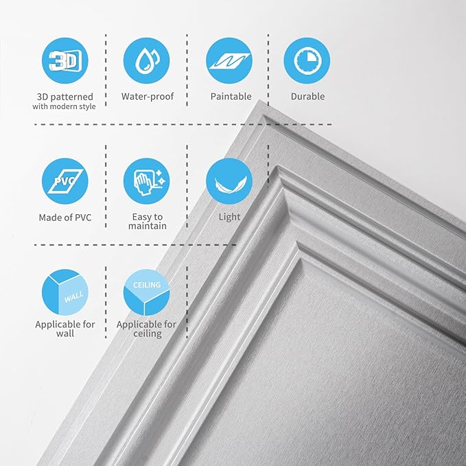 Art3d PVC Ceiling Tiles - Image 6