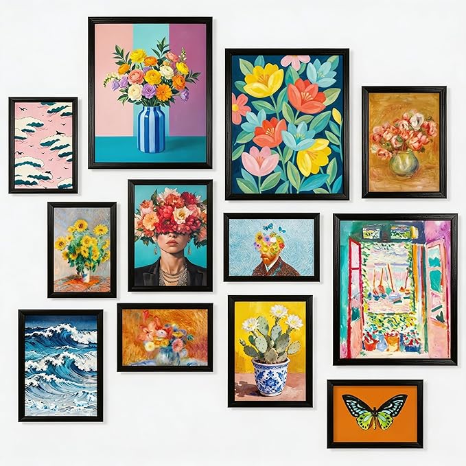 97 Decor Colorful Eclectic Wall Art Prints by 97Decor