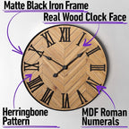 Large Wall Clock 24" Round - Image 2