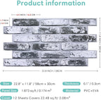 Commomy Faux Brick 3D Wall Panels - Image 7
