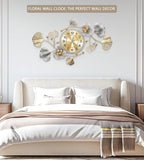 Clocks for Living Room, Large Wall Clock, 3D Silent Wall Clock, Retro Metal - Image 3