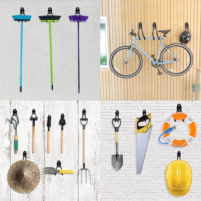 HUPBIPY 12 Pack Garage Hooks Heavy Duty Utility Steel - Image 7