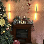 Battery Operated Wall Sconce Set of Two: Gold Wireless Rechargeable Wall Light - Image 9