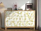 Livebor Leaf Peel and Stick Wallpaper Olive Leaf Contact Paper17.7in x 196.8in - Image 7