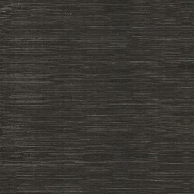 York Wallcoverings Natural Sisal Black Peel and Stick Grasscloth Wallpaper by YorkWallcoverings