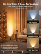 SUNVIE 2 Pack Smart Floor Can Light 5W RGBW Color Changing Uplighting Indoor - Image 4