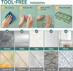 Veken Rustproof & Waterproof Shower Caddy 6-Pack, No Drilling Adhesive Shelves - Image 9