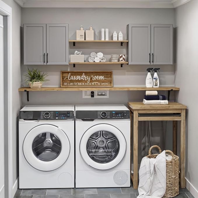 FIMELLO 47.2" W Wall Cabinets for Laundry Room, Kitchen Wall Cabinets, Hanging - Image 8