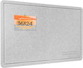 Lightomorrow Bulletin Board, 36 x 24 Inches Felt Pin Board, Cork Alternative by Lightomorrow