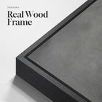 Framed Black and White Abstract Wall Art - Image 5