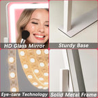 ROLOVE Vanity Mirror with Lights, 12.6"x15" LED Makeup Mirror with Lights - Image 7
