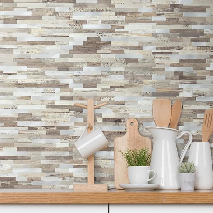 AULIGET 20 Sheets Peel and Stick Backsplash - Image 2