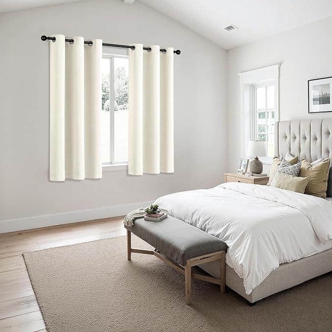 MIULEE Blackout Curtains for Bedroom Living Room 2 Panels, Thermal Insulated - Image 6