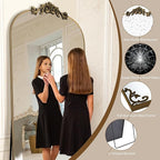Antok Arched Full Length Mirror, Full Body Mirrors - Image 4