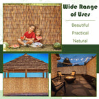 Barydat 3 Pcs 6 x 16.4 ft Reed Fence Roll, 85% Shade Bamboo Privacy Screen - Image 6