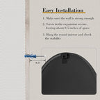 NEWBULIG Round Bathroom Mirror for Over Sink, 28 Inch Wall Mount Vanity Circle - Image 6