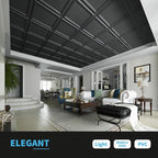 Art3d 12-Pack Drop Relief Ceiling Tiles - Image 2