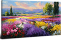 Flower Wall Art Vintage White Floral Canvas Pictures Abstract Blooming Flower by HOME